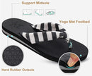 KuaiLu Flip Flops for Women with Arch Support Yoga Mat Comfortable Summer Beach Walking Thong Cushion Sandals Slip On Indoor Outdoor by TinyTreasures Baby Boutique