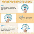 Sublimation Wind Spinner Blanks, 10 Inch 3D Aluminum Metal Hanging Wind Spinner Bulk for Garden Yard Outdoor, Window Porch Decoration for Heat Press Transfer DIY (20. snowman-6pcs) by GreenHaven Gardens