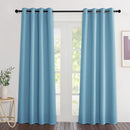 NICETOWN Teal Blue Blackout Curtains 84 inch Length 2 Panels, Grommet Thermal Insulated Window Treatments Light & Sound Reducing Drapes for Living Room/Bedroom, W46 x L84 by TinyTreasures Baby Boutique