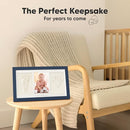 Baby Hand and Footprint Kit - Clay Handprint Keepsake Frame, Newborn Nursery Picture Frame, Personalized New Mom Gifts for Baby Shower & Registry (Midnight Blue) by TinyTreasures Baby Boutique