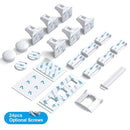 Upgraded Magnetic Cabinet Locks (6Locks and 2 Keys) Baby Proofing Cabinet Lock for Child Safety, No Drilling or Tools Needed by TinyTreasures Baby Boutique