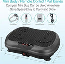 AXV Vibration Plate Exercise Machine Whole Body Workout Portable Mini Vibrate Fitness Platform Lymphatic Drainage Machine for Weight Loss Shaping Toning Wellness Home Gyms Workout (Mini) by CozyNest Decor