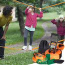 VEVOR Slackline Kit with Training Line, 60 ft Backyard Slack Line Equipment, Easy Setup Tight Rope for Kids Adults, Complete Slackline Set with Tree Protectors, Arm Trainer, Carry Bag, and Instruction by TinyTreasures Baby Boutique