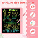 Decute Kids Toys LCD Writing Tablet with Stylus, 15 Inch Erasable Toddlers Doodle Board, Reusable Drawing Pad for Kids, Educational Christmas Birthday Gift for 3 4 5 6 7 8 Girls Boys Toddler Pink by TinyTreasures Baby Boutique