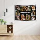 Custom Tapestry For Wall Bedroom Custom Backdrop Personalized Image Text Photo Customized Funny Tapestry Banners And Signs Multiple Pictures Horizontal Tapestrys by CozyNest Decor