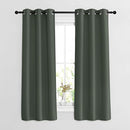 NICETOWN Bedroom Curtains 63 inch Length 2 Panels - Grommet Top Blackout Room Darkening Sound Reduction Privacy Thermal Drapes for Flat/Laundry, Dark Mallard, W37 x L63 by TinyTreasures Baby Boutique
