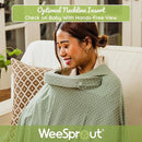 WeeSprout Nursing Cover for Breastfeeding, Soft & Breathable Nursing Poncho, Neck Insert for Hands-Free View, Machine Washable & Dryer Safe Feeding Cover Up by TinyTreasures Baby Boutique