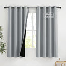 NICETOWN Grey Blackout Curtains for Bedroom 63 Inch Long - Grommet Thermal Insulated Plylux Curtains Light Block Room Darkening Window Drapes for Living Room, 2 Panels, 42 x 63 Inch, Dove Gray by TinyTreasures Baby Boutique