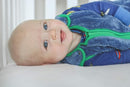 baby deedee Sleep Nest Teddy Baby Sleeping Bag, Fuzzy Dino, Small (0-6 Months) by TinyTreasures Baby Boutique