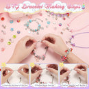 Girls Charm Bracelet Making Kit with Jewelry Case for Kids Charm Pendant Bracelet Kit DIY Jewelry Making Art & Craft for Kids Age 8-12 Birthday Gifts Valentine Christmas by TinyTreasures Baby Boutique