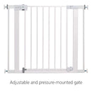 Safety 1st Easy Install Baby Gate for Doorways, Auto-Close Pressure-Mounted Magnetic Latch, Indoor Dog Gates, No Drilling, Fits 29"-38", Black by TinyTreasures Baby Boutique