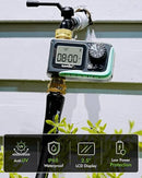 RAINPOINT Sprinkler Timer, 100% Metal Water Pipe Water Timer for Garden Hose, Programmable Hose Controller with Manual Watering/Rain Delay, Automatic Drip Irrigation System for Lawn, 1 Outlet by GreenHaven Gardens