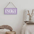 Purple Decor Spiritual Meditation Room Decor Inspirational Spa Decoration Positive Affirmations Wall Wood Plaque Sign Hanging Door Sign Home Office Yoga Room Decoration by CozyNest Decor