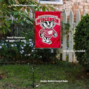 College Flags & Banners Co. Wisconsin Badgers Bucky Garden Flag with Stand Holder by GreenHaven Gardens
