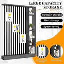 Wall Room Divider,Freestanding Room Divider with Shelves,Wood Room Divider Screen with Storage Cabinet, Wall Divider for Room Separation, for Home Office Decorative D 39.4×9.4×78.7in by CozyNest Decor