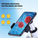 Compound Microscope for Adults & Kids - 40X-2000X High-Power Biological Microscope for Students, School Lab & Home Education, with Slides Set & Phone Adapter by TinyTreasures Baby Boutique
