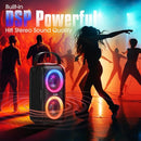 W-KING Party Loudest Portable Bluetooth Speaker Wireless Boom Box, 180W Max Big Large Outdoor Speaker 4 Drivers with 2*4.04'' Subwoofer, 80W HD Huge 105dB Pulse Natur Deep Bass, IPX5/24H/EQ/USB/TF/AUX by TinyTreasures Baby Boutique