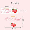 Someone Berry Sweet is On The Way Wall Decal - Baby Shower Party Decorations, Gender Reveal Party Supplies, Baby Shower Party Balloon Arch Strawberry Sign Decal (Berry Decal) by TinyTreasures Baby Boutique