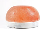 Himalayan Secrets® Salt Dome Lamp | for Warming Up Hands and Feet (9" Gray Marble Base) by CozyNest Decor