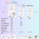 Lumipets Remote Control Silicone Night Light for Kids - Dragon Design with 9 Soft Colors & Sleep Timer - Rechargeable, Battery-Operated Lamp for Bedroom | Baby Nursery, Toddler, Girls, Boys by TinyTreasures Baby Boutique