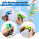 Sensory Chew Bracelets for Boys and Girls, 4 Pack Fidget Bracelet for Kids with Autism ADHD Anxiety Texture Soft Silicone, Oral Motor Aids Toddler Bracelets Sensory Chew Toys for Kids Chewing Biting by TinyTreasures Baby Boutique