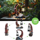 Garden Gnomes Outdoor Statues with Solar Light Funny Gnome Decor Gifts for Women Mom Gnomes Decorations for Home Patio Lawn Yard Garden Decor by CozyNest Decor
