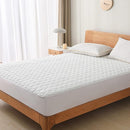 Queen Size Waterproof Mattress Protector Fitted Quilted Mattress Pad Cover with Deep Pocket Up to 18'' by TinyTreasures Baby Boutique