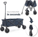 Creative Outdoor Original Folding Wagon All-Terrain Wheels by GreenHaven Gardens