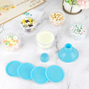 Accmor Formula Dispenser On The Go, 5 Compartments Stackable Formula Container for Travel, Baby Milk Powder Kids Snack Container, BPA Free by TinyTreasures Baby Boutique