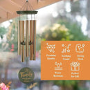 Wind Chimes for Outside, Large Outdoor Windchimes with Engraved Tree of Life, Premium Tuned Metal Chimes for Mother/Grandma, Home & Garden Decor with Soothing Tone by CozyNest Decor