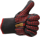 Grillaholics Barbecue Gloves, Top Cooking Gloves in Barbeque Grilling Accessories, 660°F Heat Resistant with ThermoMatrix™ Silicone, Protect Your Hands with BBQ Oven Mitts by GreenHaven Gardens