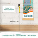 Personalized Name Growth Chart for Kids, Cute Dinosaur Baby Height Chart, Canvas Height Measuring Rulers for Boys Girls, Nursery Decor Baby Boy Girl Growth Ruler Measuring Board by TinyTreasures Baby Boutique