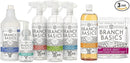 Branch Basics Premium Starter Kit: All Purpose, Glass, and Bathroom Cleaner plus our Foaming Wash, and Laundry Bottle (3 Plastic Spray Bottles + Concentrate) Fragrance-Free by CozyNest Decor