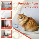 18 Pcs Large Cat Scratch Furniture Protector, Transparent Couch Protector from Cat Claws, Single-Sided Self Adhesive Anti Pet Deterrent Sofa Cover, 17in by TinyTreasures Baby Boutique