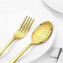 40 Pcs Gold Silverware Set for 8 with Classical Flower Embossed Design, Food Grade Stainless Steel Flatware Set, Eating Utensils Sets Include Fork/Knife/Spoon, Cutlery Set, Dishwasher Safe by CozyNest Decor