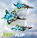 4DRC V31 Foam RC Planes Remote Control Airplanes for Kids Adults 8-16, Remote Control Planes Fighter Jet with Light, 360° Flip Fighter Jet Toy, Gravity Sensing, Stunt Roll, Gifts for Kids Boys by TinyTreasures Baby Boutique