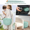 4 in 1 Portable Baby High Chair,Convertible Highchair for Babies and Toddlers-Foldable Infant Booster Seat,Carry Small Box,Dining Chair,Toddler High Chair with 5-Point Harness,Removable Tray-Green by TinyTreasures Baby Boutique