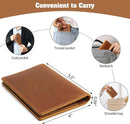 Jack&Chris Leather Passport Holder, Handmade Passport cover, Travel Wallet Cover Case for Men and Women, Leather Travel Documents Organizer Protector, JC107 by TinyTreasures Baby Boutique