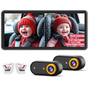 BM5 PRO Baby Car Camera for 2 Kids, 7.2" 1080P Dual Channel Display for Car Seat, Easy Installation with 2 IR Night Vision Cameras, Rear Seat Safety for Babies and Pets by TinyTreasures Baby Boutique