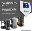 6pk of Bags and 2 Exhaust Filters for the Prolux X8 Backpack Vacuum