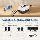 Moongiantgo Handheld Steam Cleaner High Pressure Timed Steamer for Cleaning for Home Kitchen Upholstery, Portable Pressurized Cleaning Machine for Car Detailing, Bathroom Grout Tile, 1200ml by TinyTreasures Baby Boutique