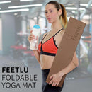 Foldable Yoga Exercise Mat – Lightweight, Anti-Slip, and Easy to Store for Yoga, Pilates, Home Workouts, and Floor Exercises by TinyTreasures Baby Boutique