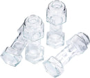 The Wine Savant Set of 4, Dumbbell Beer & Whiskey Glasses, 26oz Glass