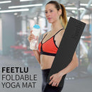 Foldable Yoga Exercise Mat – Lightweight, Anti-Slip, and Easy to Store for Yoga, Pilates, Home Workouts, and Floor Exercises by TinyTreasures Baby Boutique