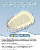 Baby Lounger - Infant Lounger for Newborn 0–26 Months, Waterproof Inner Cover and Pure Cotton Breathable Baby Nest Cover, Newborn Lounger for Baby Boys & Girls, Portable Lounger for Home and Travel by TinyTreasures Baby Boutique