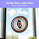 VP Home Sunrise Mandala Kinetic Wind Spinner for Yard and Garden Wind Spinner Outdoor Metal Large Hanging Mandala Decor 3D Garden Art Wind Sculpture Spinners by GreenHaven Gardens