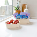 NaturalCozy 5-Piece Rectangle Storage Basket Set- Natural Cotton Rope Woven Baskets for Organizing! Small Basket for Montessori, Baby Nursery, Dog Toy Baskets, Cat Toy Box, Bathroom Organization Bin by TinyTreasures Baby Boutique