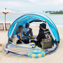 Night Cat Pop-up Beach Tent: Large Sun Shade Shelter for 2-4 Persons Picnic Sport Activities by TinyTreasures Baby Boutique