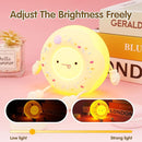 QANYI Donut Lover Lamp, Soft BPA Free Silicone Touch Night Light, Eye Caring, Stepless Dimming, Christmas Gift, Room Decor, Party, Home Office, Nursery Night Light for Kids Breastfeeding and Sleeping by TinyTreasures Baby Boutique