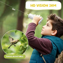 Kids Monocular for Bird Watching & Astronomy - Digital Telescope with Self-Timer, Boys Girls Camping Outdoor Exploration (White) by TinyTreasures Baby Boutique